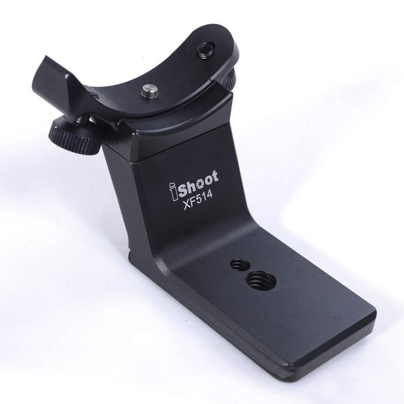 iShoot Metal Tripod Mount Ring Camera Lens Replacement Foot Lens Collar Base Support Adapter Stand for Fuji XF 50-140mm F2.8 R LM OIS WR Telephoto Lens with Arca-Swiss Type Quick Release Plate - Image 1